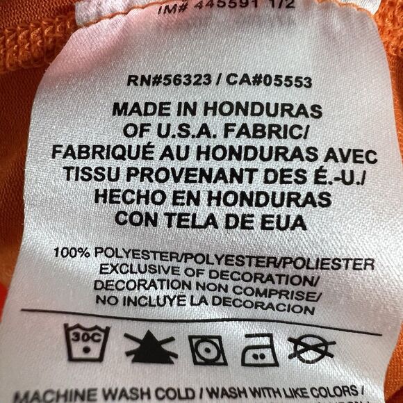 Denver Broncos Nike T Shirt Mens Size XXL 2XL Orange Dri-Fit Short Sleeve NFL - Picture 8 of 11